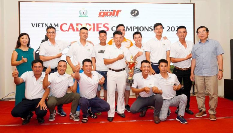 Sân golf Long Biên vô địch bảng đồng đội giải Vietnam Caddie Championship 2020