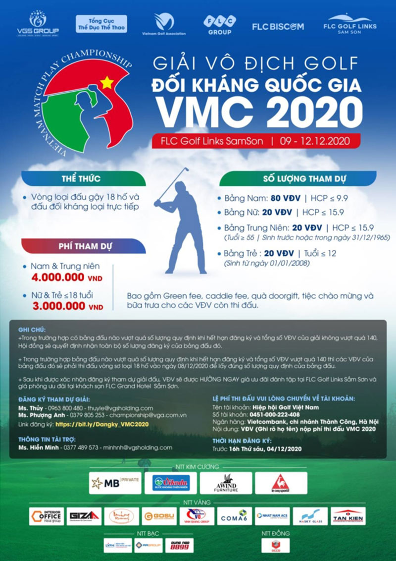 Thông tin Giải Vô địch Đối kháng Quốc gia 2020 – Vietnam Matchplay Championship