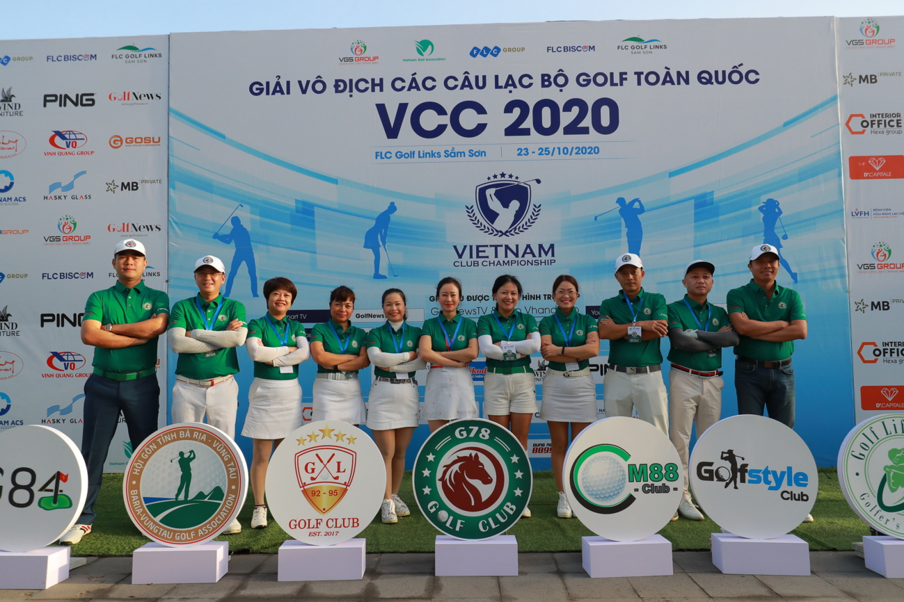 Đội tuyển G78 tham dự giải Vô địch các CLB golf Toàn quốc 2020.