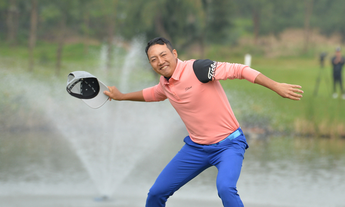 Golfer Hồng Giang tại giải FLC Viet Nam Master