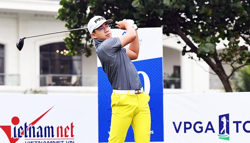 Võ Gia Thống thi đấu nổi bật tại vòng 1FLC Vietnam Masters 2020 presented by Bamboo Airways (Ảnh: VPGA TOUR)