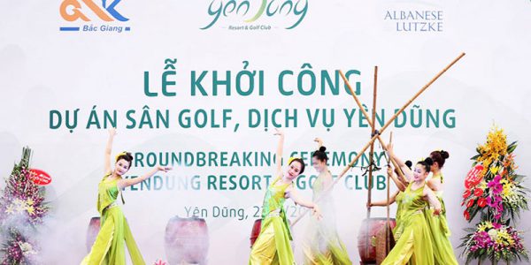 Groundbreaking ceremony for construction of Yen Dung golf course, Bac Giang