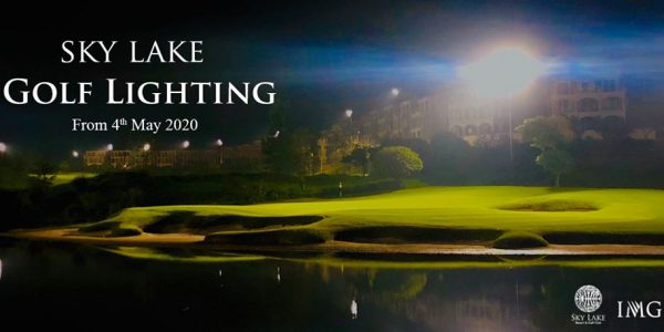 Sân golf Sky Lake chính thức áp dụng hệ thống đánh đèn