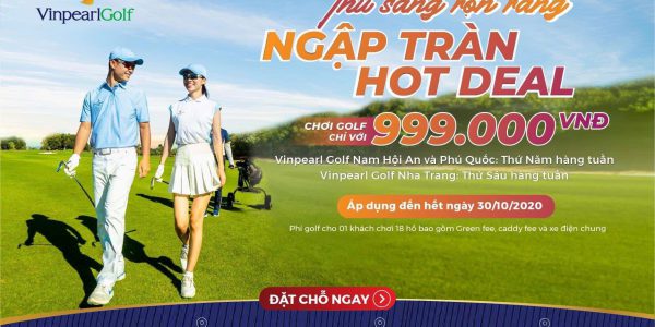 Chơi golf chỉ với 999.000 đ tại Vinpearl golf