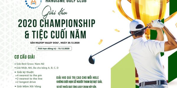 CLB Golf HanoiSME tổ chức giải đấu tổng kết năm 2020